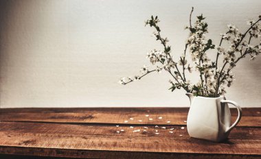 Vintage bahar çiçek arka plan