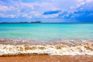 Ünlü XI beach, Kefalonia, Yunanistan