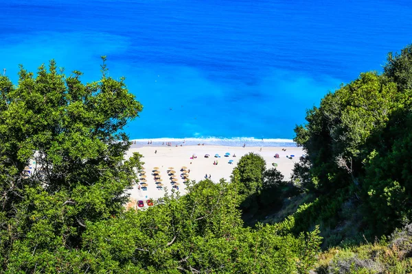 Beautiful view of Myrtos beach, Kefalonia island, Greece — Stock Photo, Image