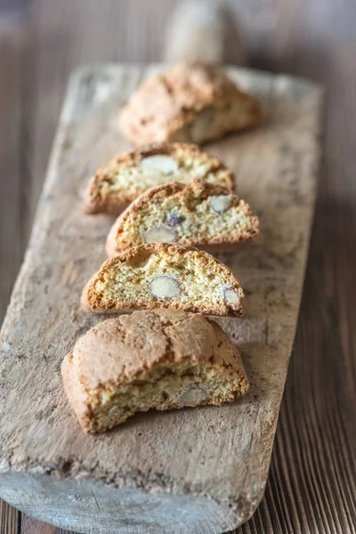Cantuccini Wooden Board — Stock Photo, Image