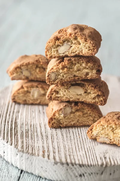 Cantuccini Wooden Board — Stock Photo, Image