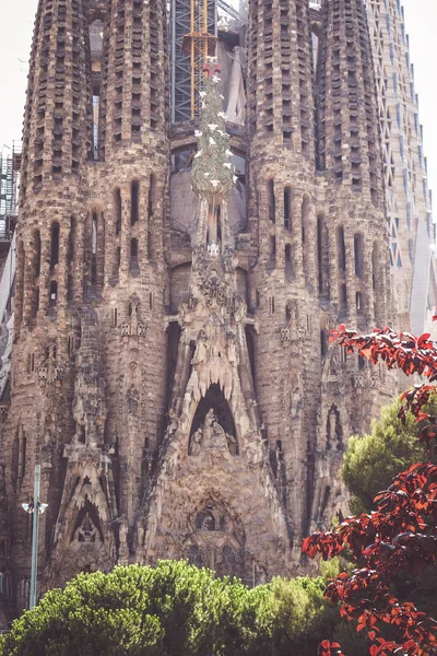 Barcelona Juli Blick Auf Die Berühmte Sagrada Familia Barcelona Spanien — Stockfoto