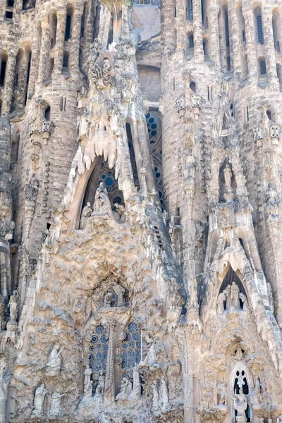 바르셀로나 2018 바르셀로나 스페인에서 유명한 사그라다 파밀리아의 사그라다 파밀리아는 미완성 — 스톡 사진
