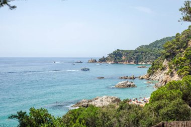 Deniz manzaralı Santa Clotilde Bahçeleri, Catalonia