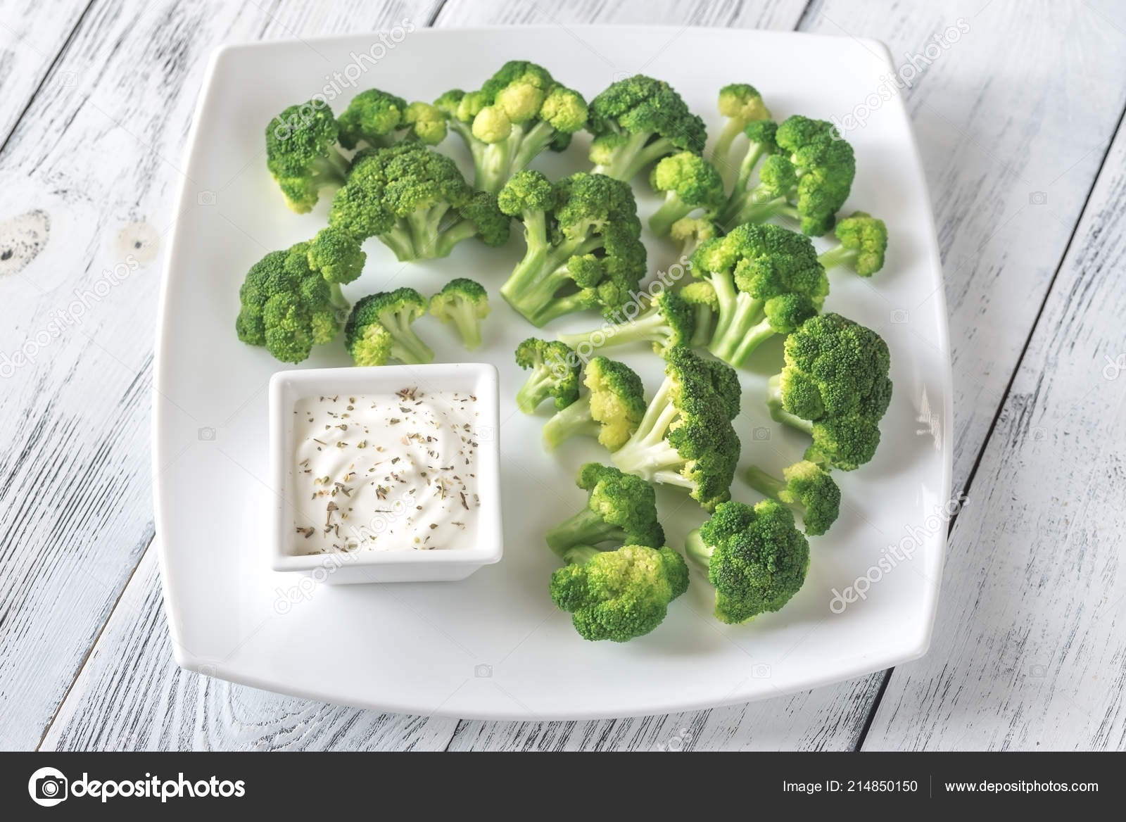 Cooked Broccoli Greek Yogurt Stock Photo by ©alex9500 214850150