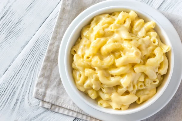 Portion Macaroni Cheese — Stock Photo, Image