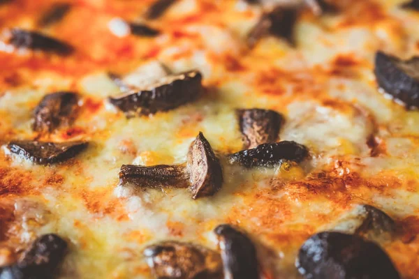 Pizza Porcini Mushrooms — Stock Photo, Image