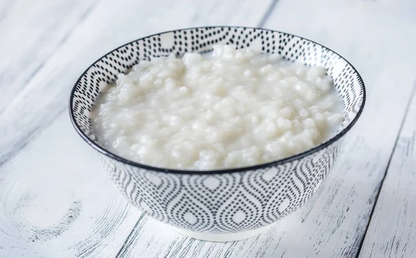 Cuenco Congee Gachas Arroz Asiáticas —  Fotos de Stock