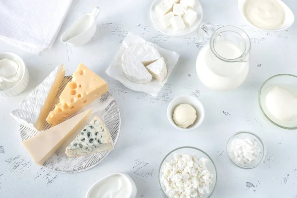 Assortment Dairy Products — Stock Photo, Image