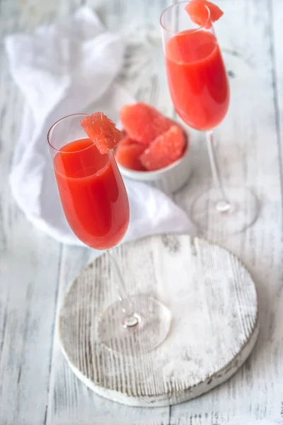Glasses Mimosa Cocktail — Stock Photo, Image
