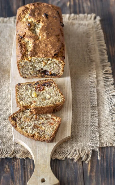 Loaf of banana bread — Stock Photo, Image