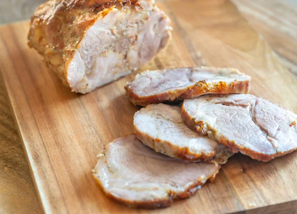 Porchetta - Italian roasted pork — Stock Photo, Image