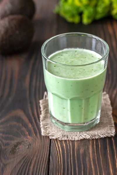 Batido de abacate e leite de coco — Fotografia de Stock