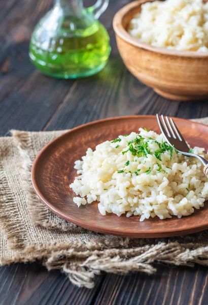 Del av risotto — Stockfoto