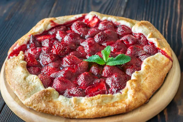 Aardbei galette — Stockfoto