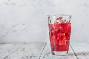 Kiraz Mojito bir bardak