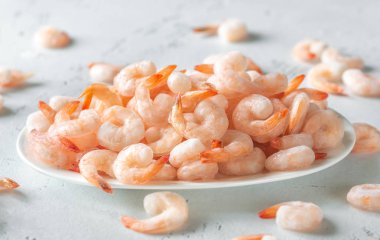 Bir kase donmuş karides