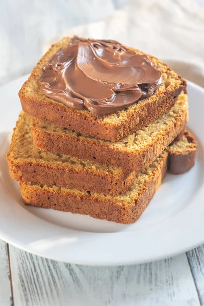 Sliced pumpkin bread — Stock Photo, Image