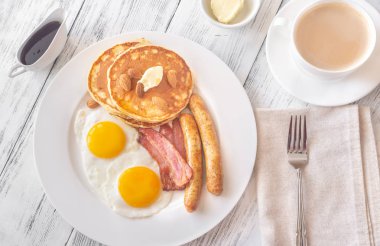 Amerikan kahvaltısı bölümü