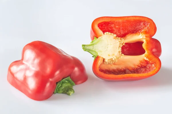 Bell pepper: cross section — Stock Photo, Image