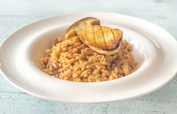 Risotto com cogumelos porcini — Fotografia de Stock