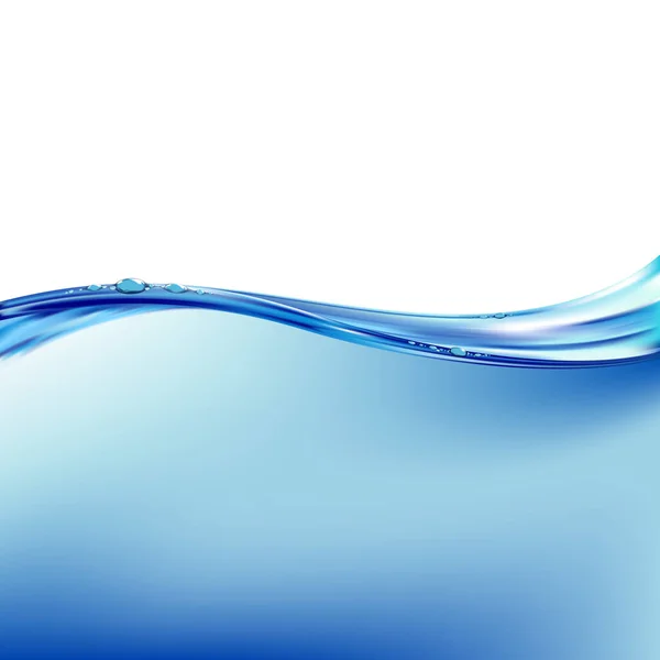 Textura Las Olas Agua Aisladas Sobre Fondo Blanco Stock Vector — Archivo Imágenes Vectoriales