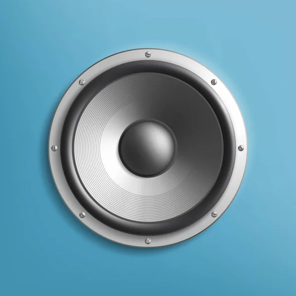 アイコン音量スピーカー 株式ベクトル現実的なイラスト — ストックベクタ