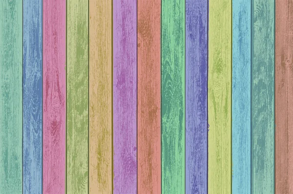 Wooden multicolor panels. Texture of timber background. — 스톡 벡터