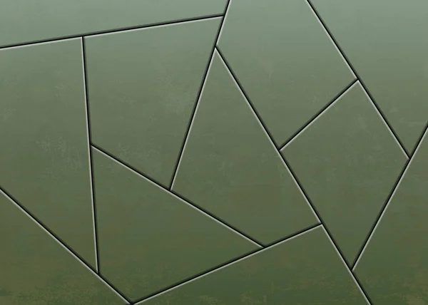 Fond Texturé Métal Vert Avec Motif Géométrique Illustration Vectorielle — Image vectorielle