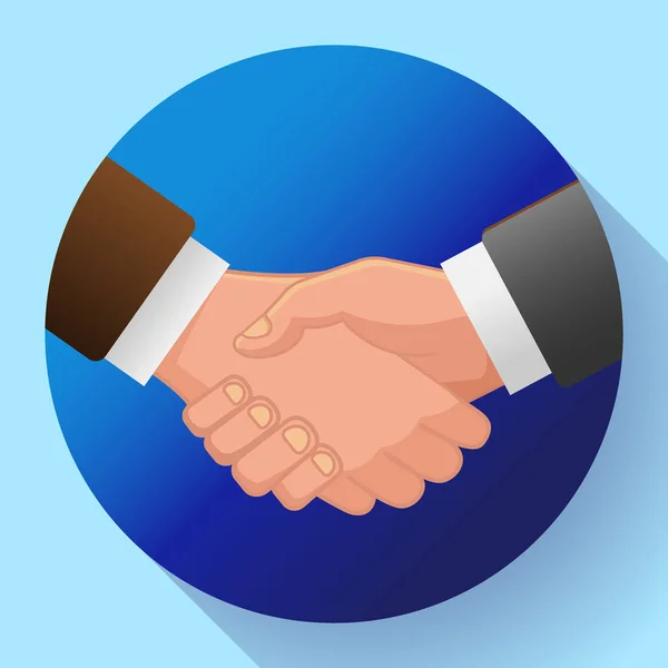 Handshake icon, contract icon agreement icon for app or website — Stock Vector