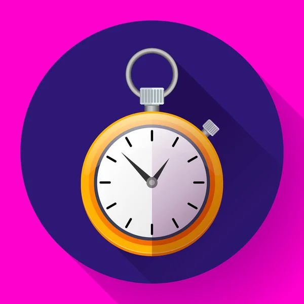 Stopwatch icon vector symbol race. Illustration of the time. — Stock Vector