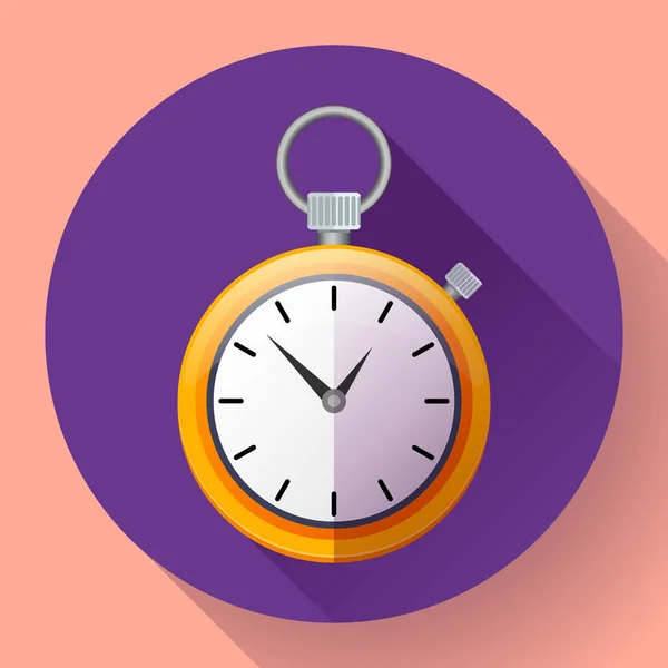 Stopwatch icon vector symbol race. Illustration of the time. — Stock Vector