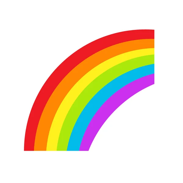 Tęczowa ikona symbolu. gej duma wektor ilustracja. — Wektor stockowy