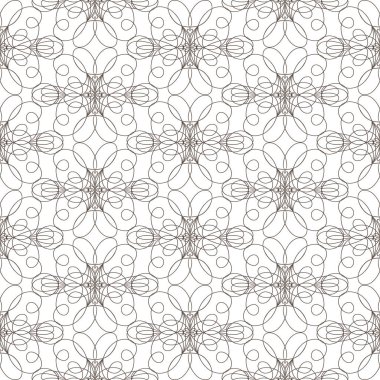 Beyaz arka plan üzerinde dalgalı çizgiler hatları ile Seamless modeli