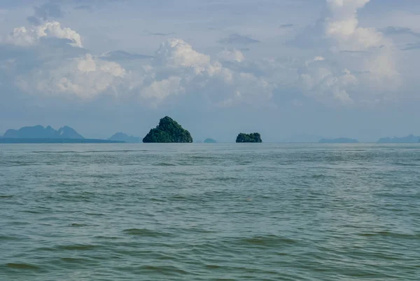 Mar Tropical Céu Montanha Verão Tailândia Phang Nga Bay National — Fotografia de Stock