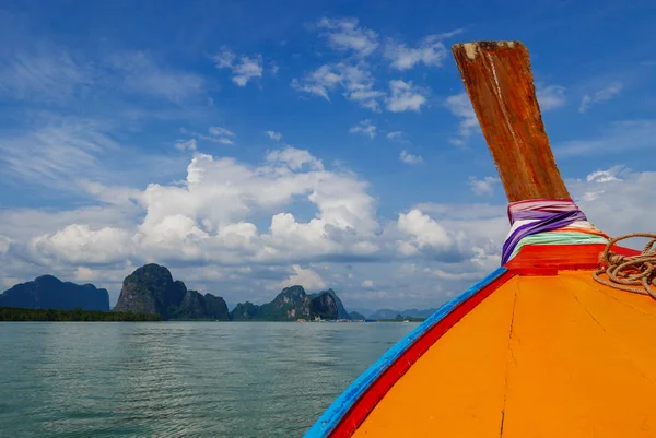 Mare Tropicale Cielo Montagna Estate Thailandia Phang Nga — Foto Stock