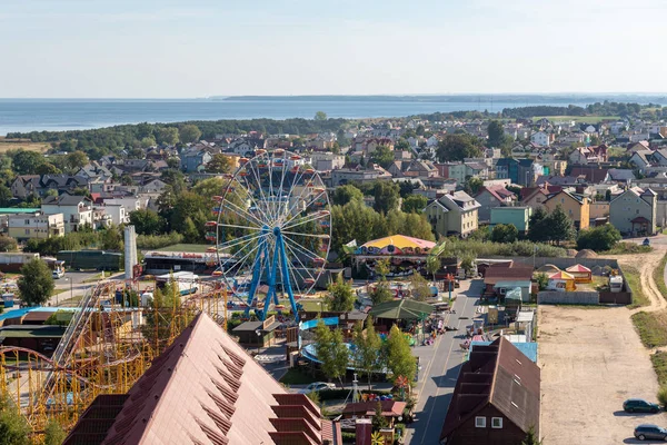 Wladyslawowo Polonia Septiembre 2018 Vista Ciudad Wladyslawowo Mar Báltico —  Fotos de Stock