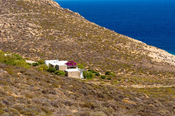 Villas Férias Costa Mar Serifos Cyclades Grécia — Fotografia de Stock