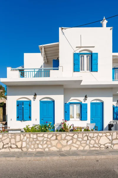 Sifnos Grécia Setembro 2018 Bela Arquitetura Cicládica Azul Branca Ilha — Fotografia de Stock