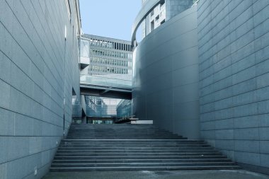 Gdynia, Polonya - 7 Ocak 2018: Modern mimarisi, deniz kule gökdelen Gdynia.