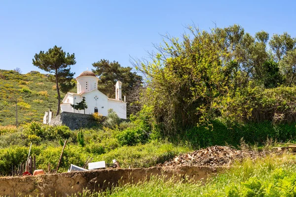 克里特岛西部的小教堂。希腊 — 图库照片
