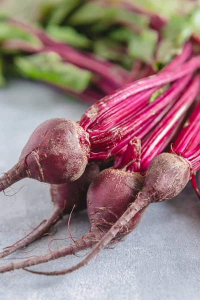 Group of chard with beetroots. Young beetroot with fresh leaves. — Stock Photo, Image