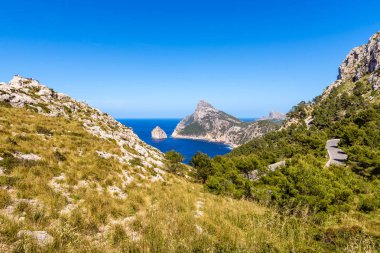 Cape Formentor, Mallorca'nın en güzel bakış açısı. İspanya, Avrupa