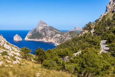 Cape Formentor, Mallorca'nın en güzel bakış açısı. İspanya, Avrupa