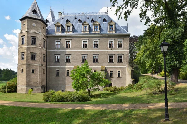 Castle in Goluchow. Renaissance architecture style. Poland, Europe