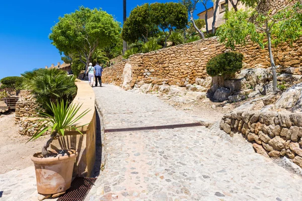 Mallorca, Spain - May 10, 2019: Capdepera Castle, fortress from the 14 century, located near Cala Rajada on the East coast of Majorca — 图库照片