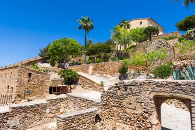 Mallorca, Spain - May 10, 2019: Capdepera Castle, fortress from the 14th century, located near Cala Rajada on the east coast of Majorca clipart