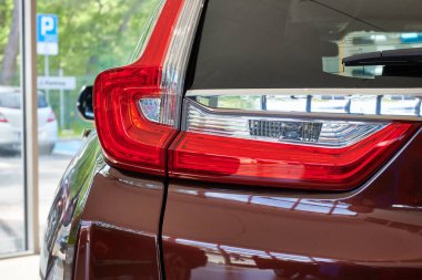 Gdansk, Polonya - 28 Mayıs 2020: Honda CR-V 'nin yeni modeli Gdansk galerisinde sunuldu