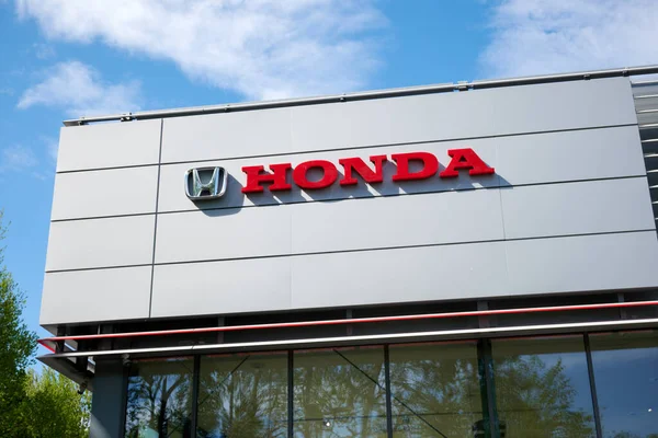 Gdansk Polen Mei 2020 Honda Logo Teken Honda Produceert Meest — Stockfoto