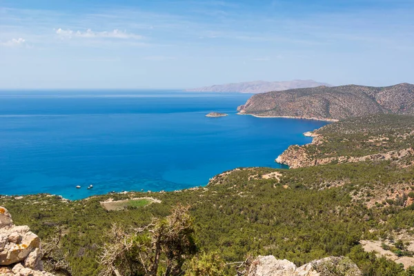 Θέα Στη Θάλασσα Από Κάστρο Του Μονόλιθου Δυτική Πλευρά Του — Φωτογραφία Αρχείου